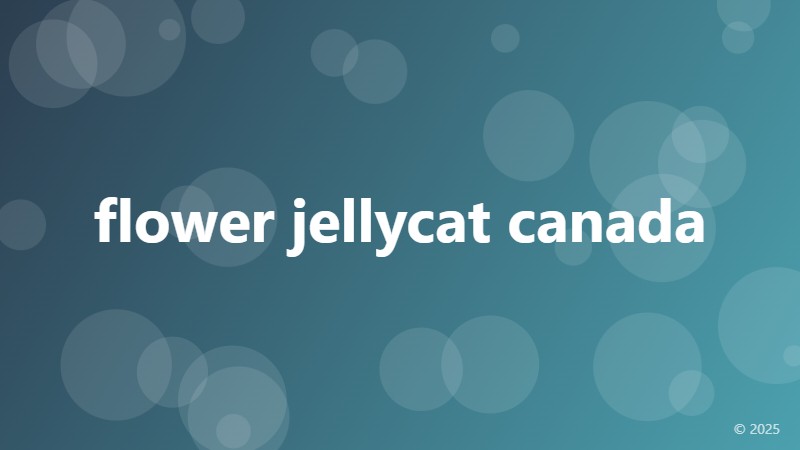 flower jellycat canada